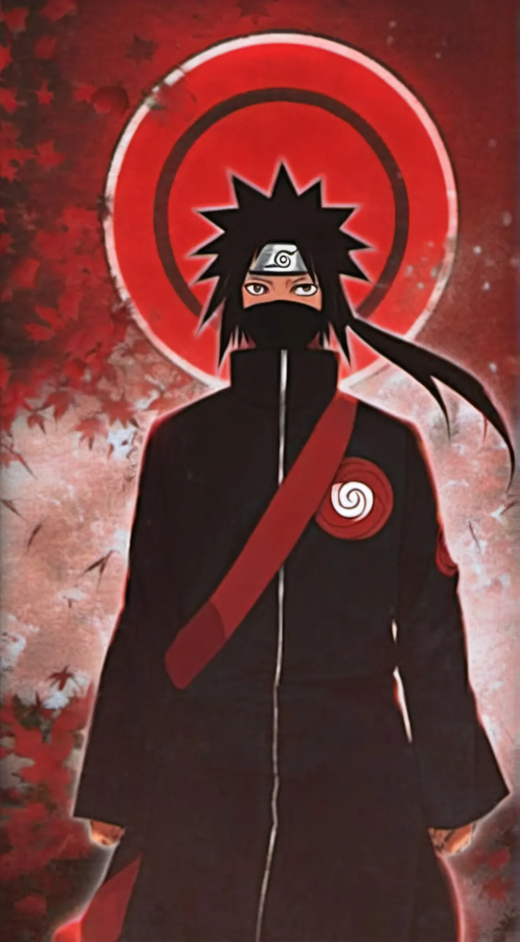 ai character: Ash Uchiha (Ghost) background