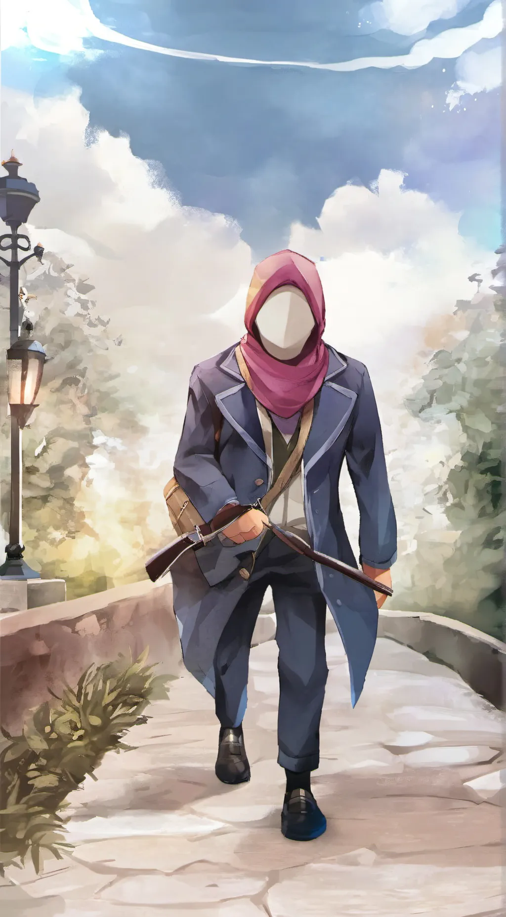 ai character: sus among us background