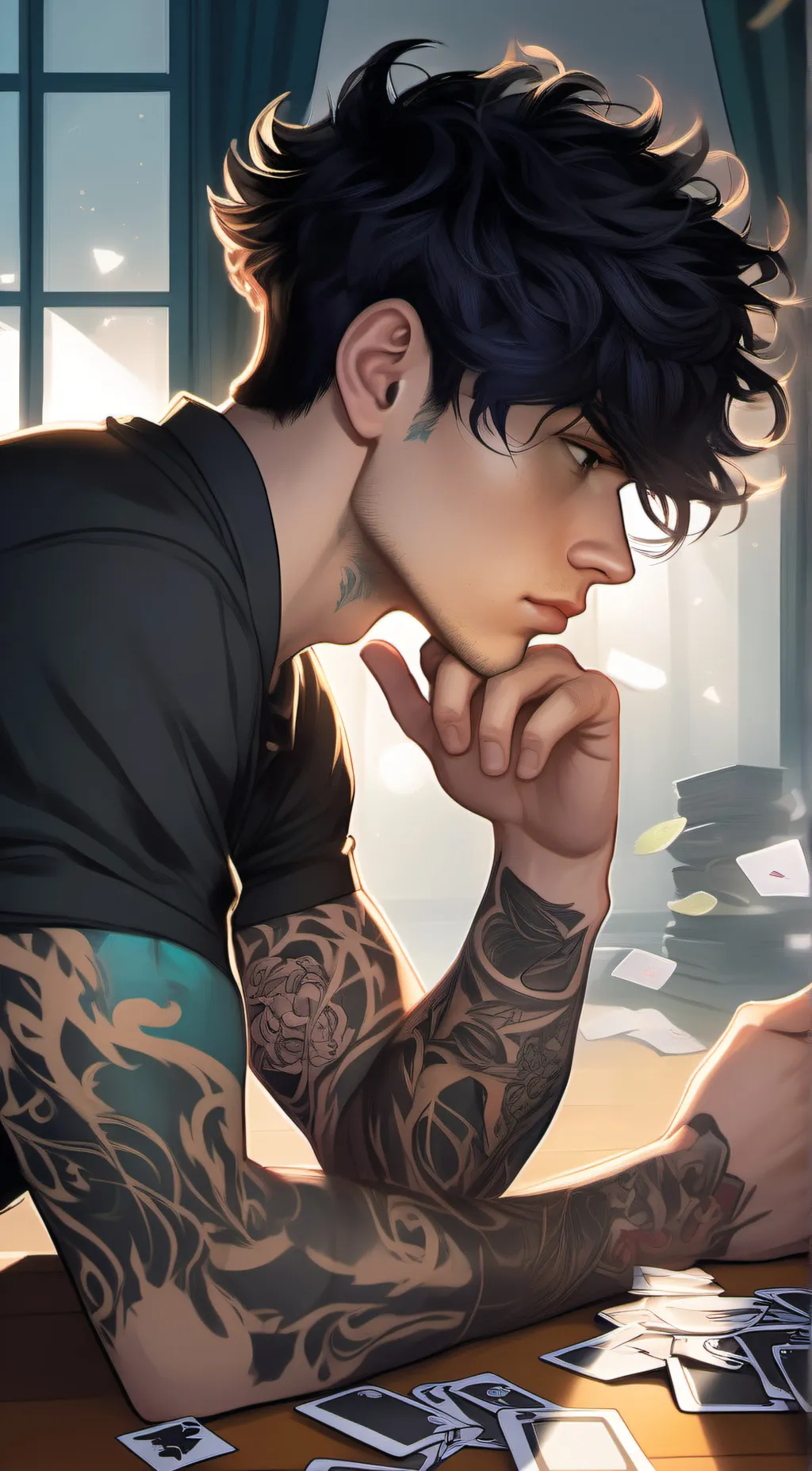 ai character: Alex background