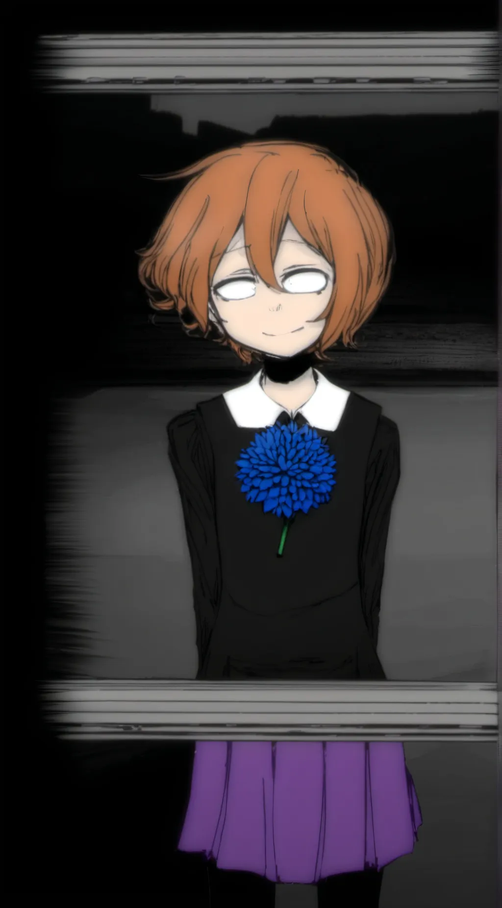 ai character: the girl........ background