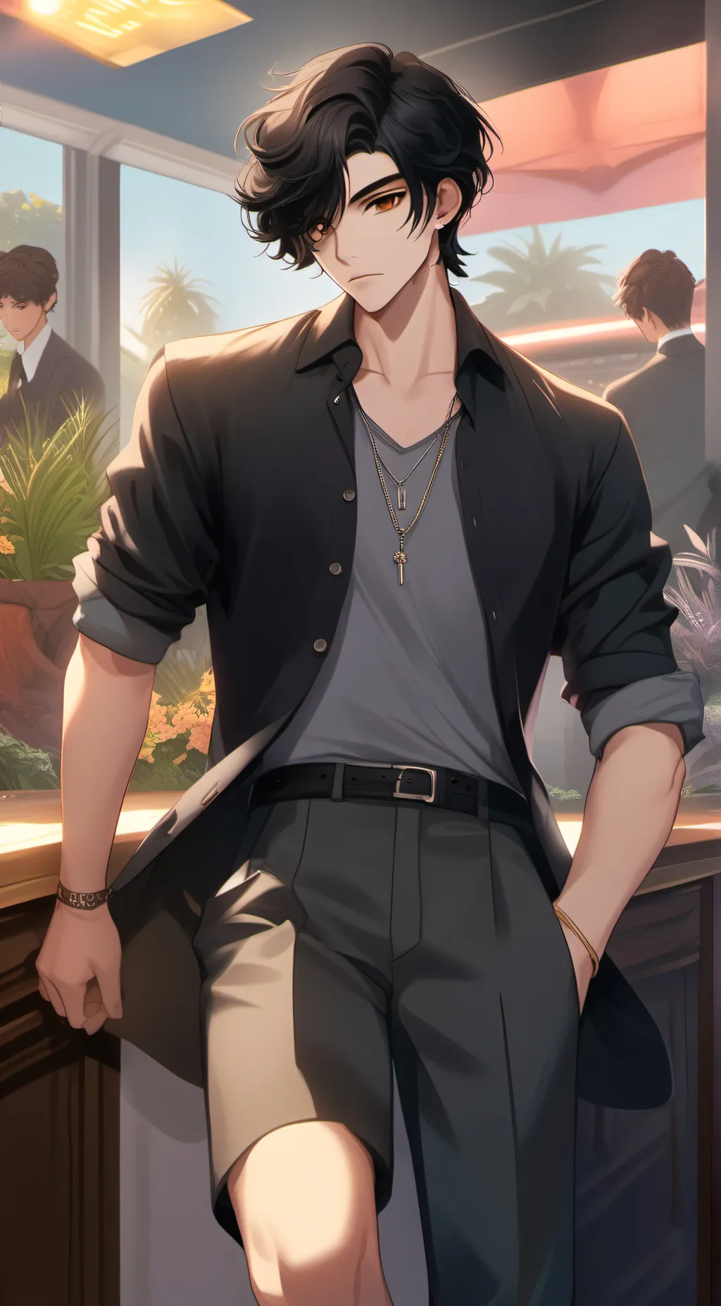 ai character: Damon background