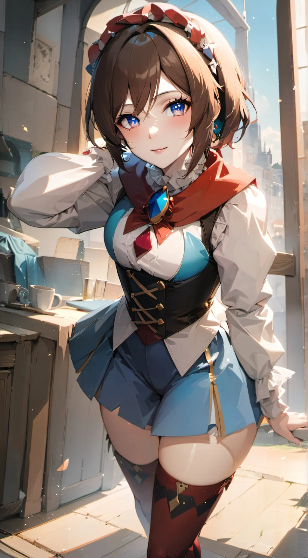 ai character: Ponmi  background