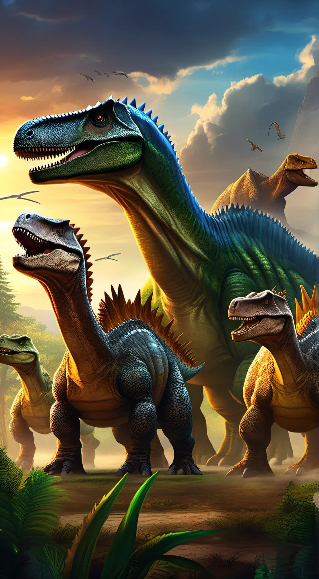 ai character: Dino Squad! background