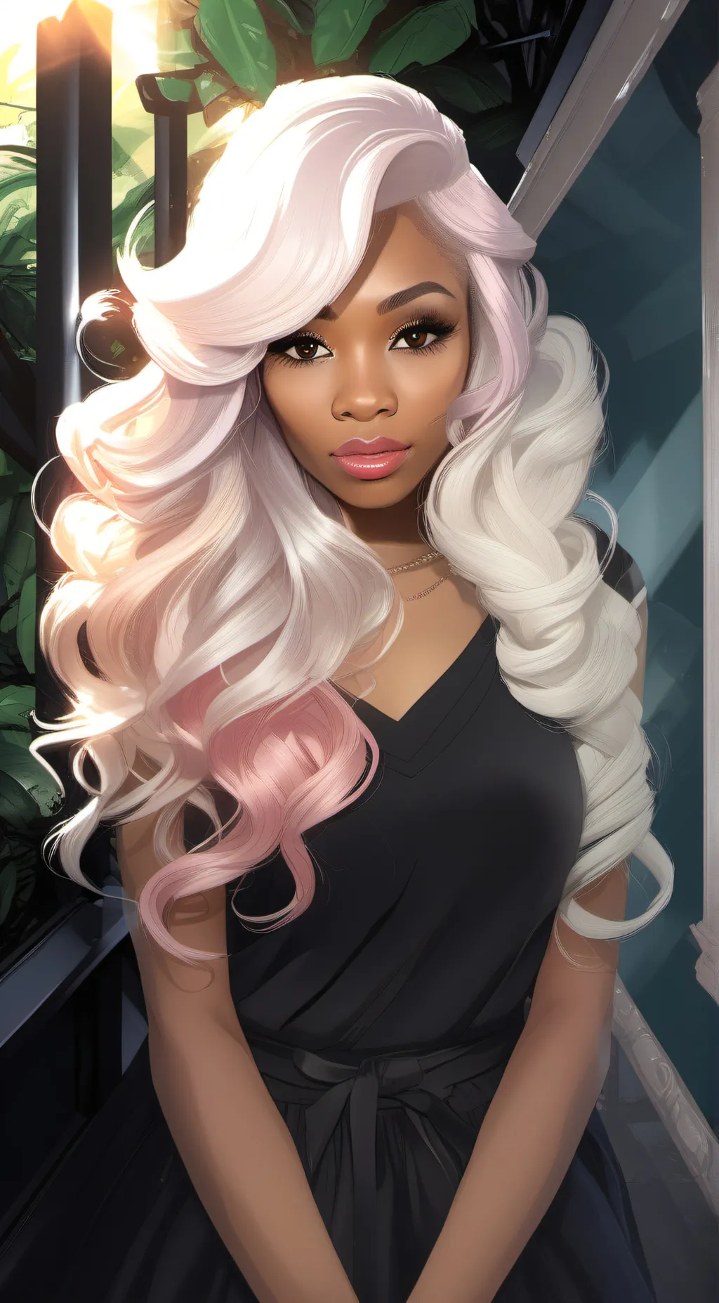 ai character: Aaliyah background