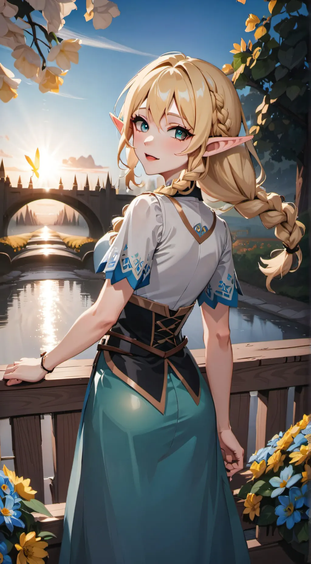 ai character: Sunny background