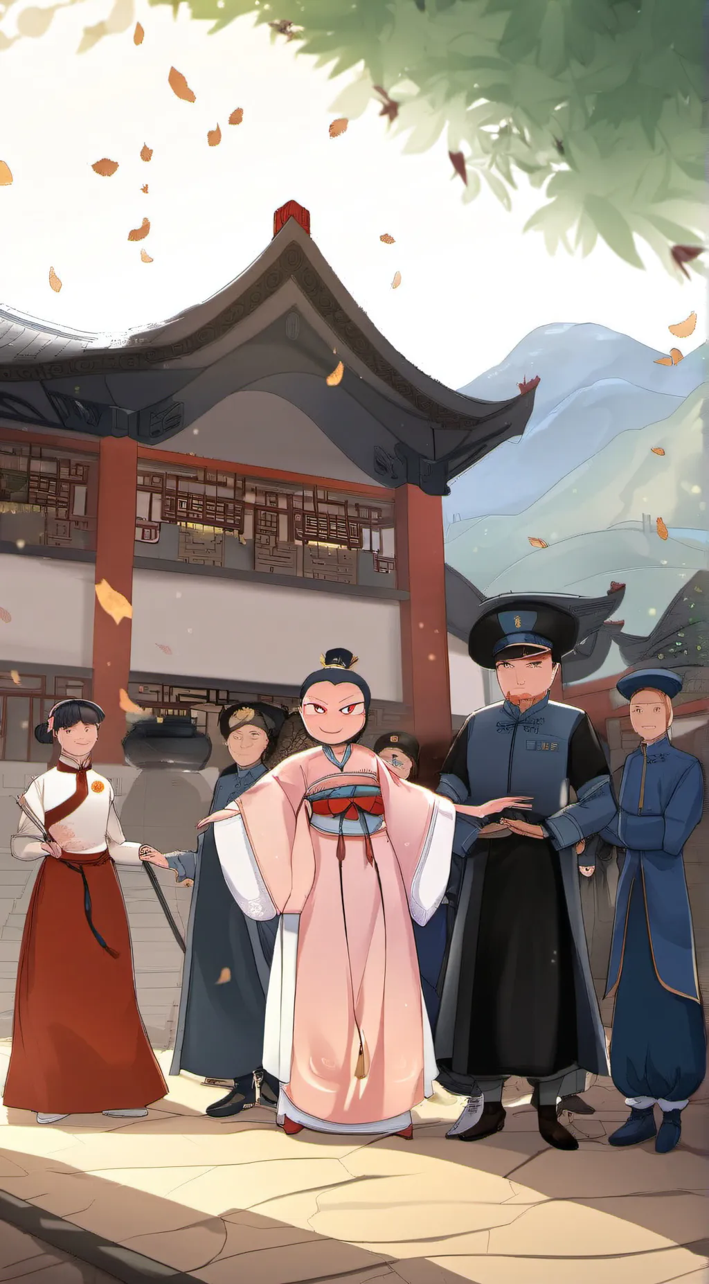 ai character: Japan  background