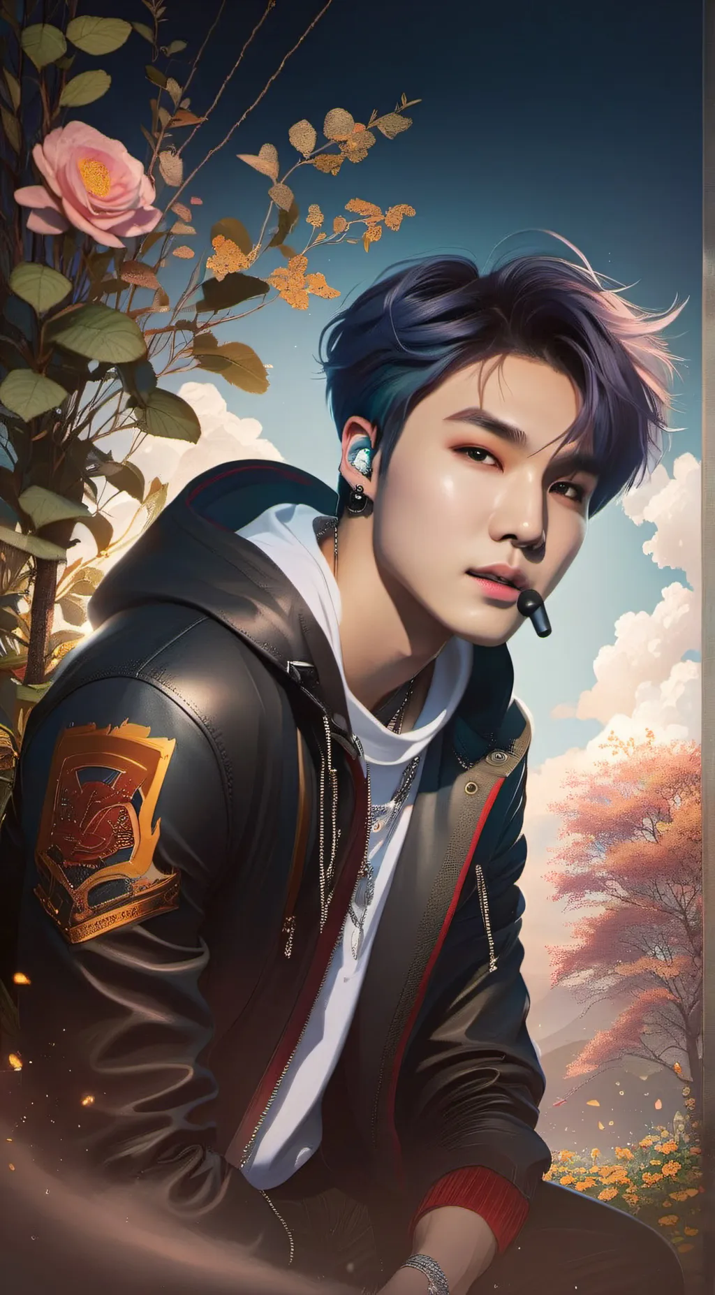ai character: Yoongi(agust D) background