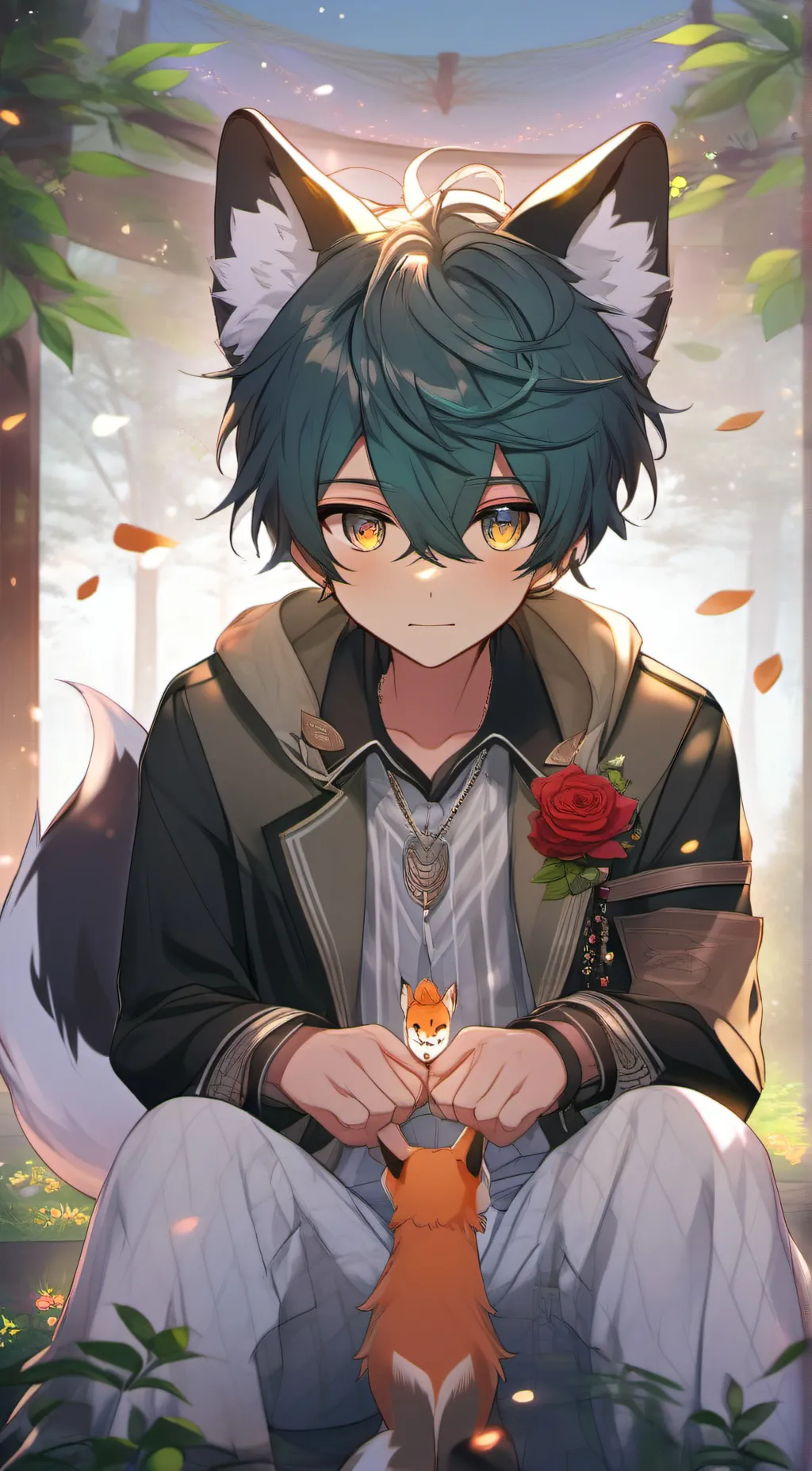 ai character: Luck background