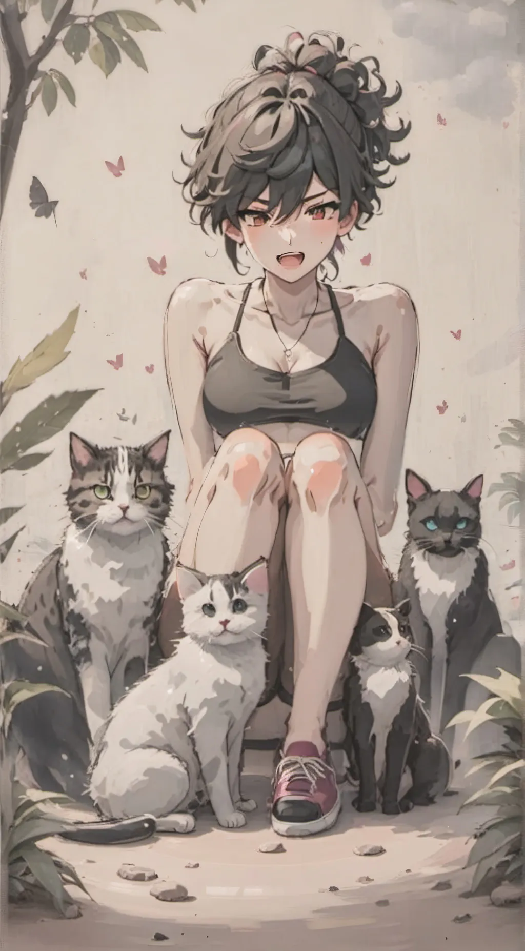 ai character: Marlaඩාඩාඩා background