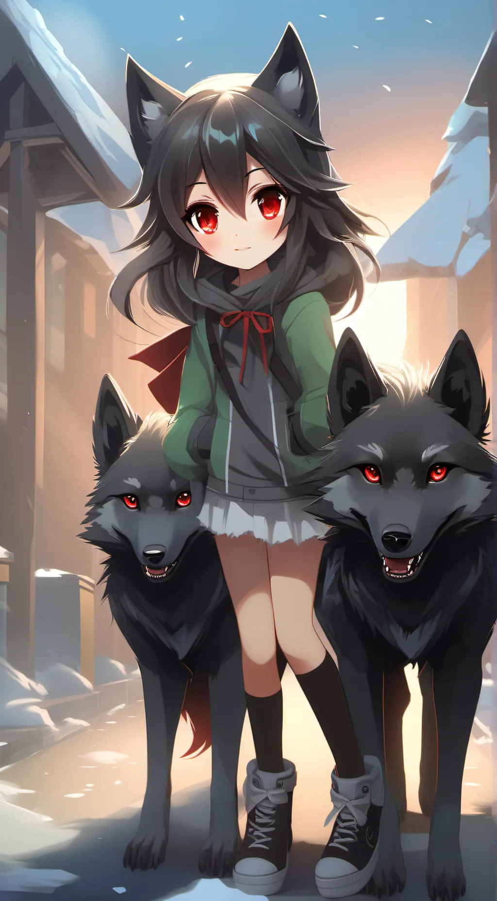 ai character: Kiki den background