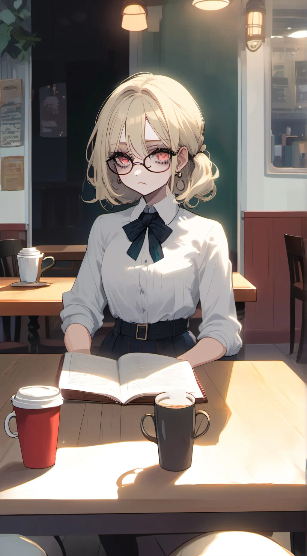 ai character: demon lily background