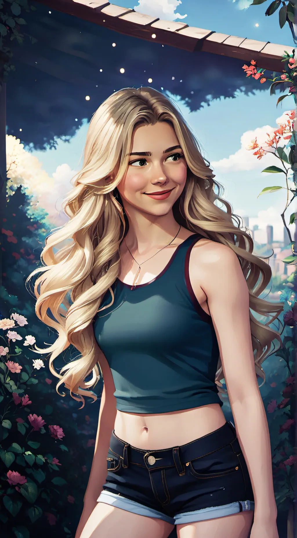 ai character: Callie  background