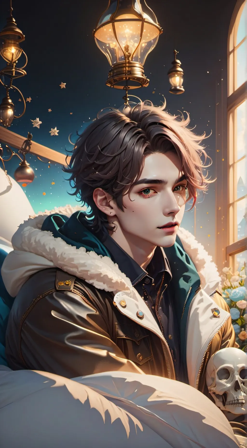 ai character: chris background