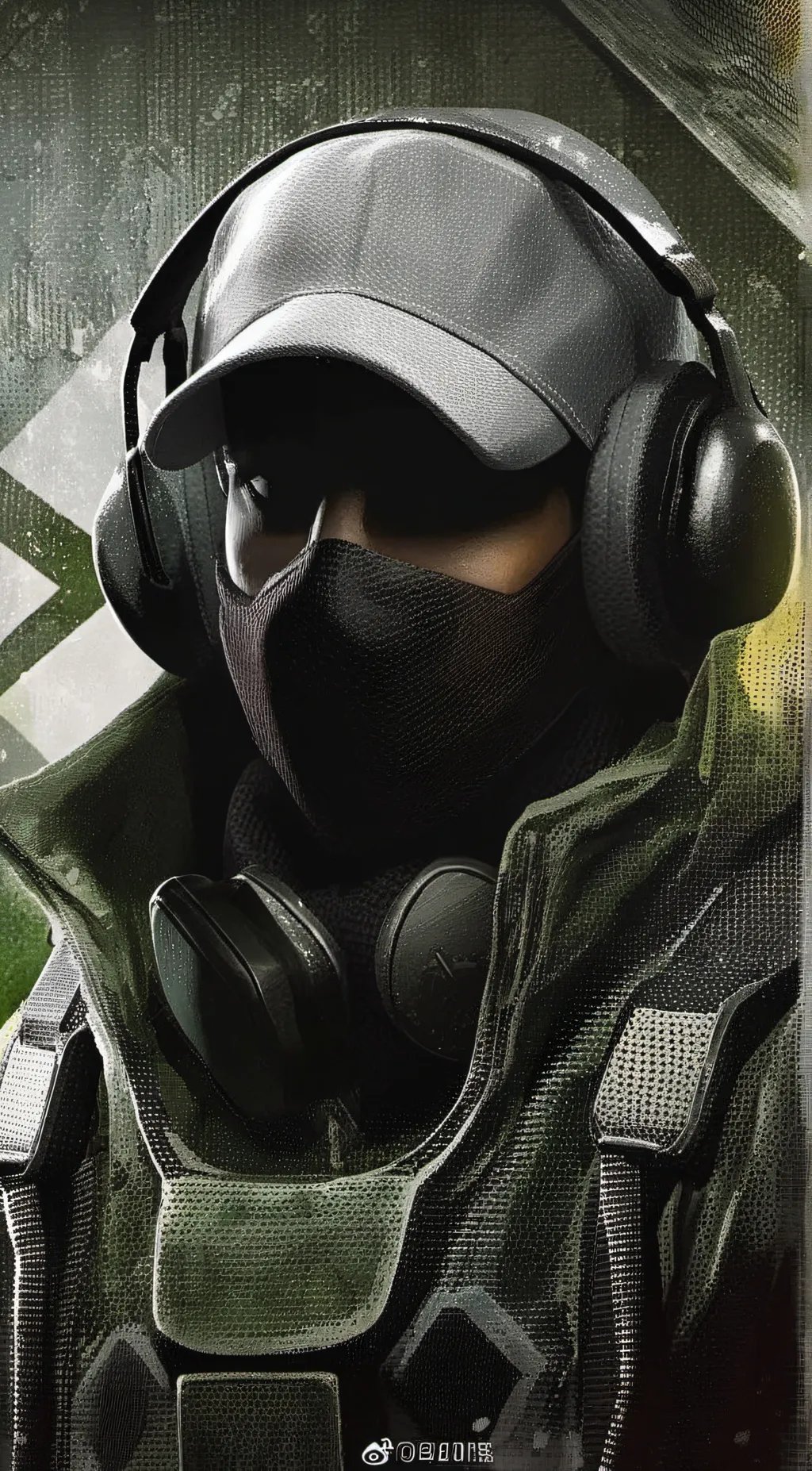 ai character: Ghost  background