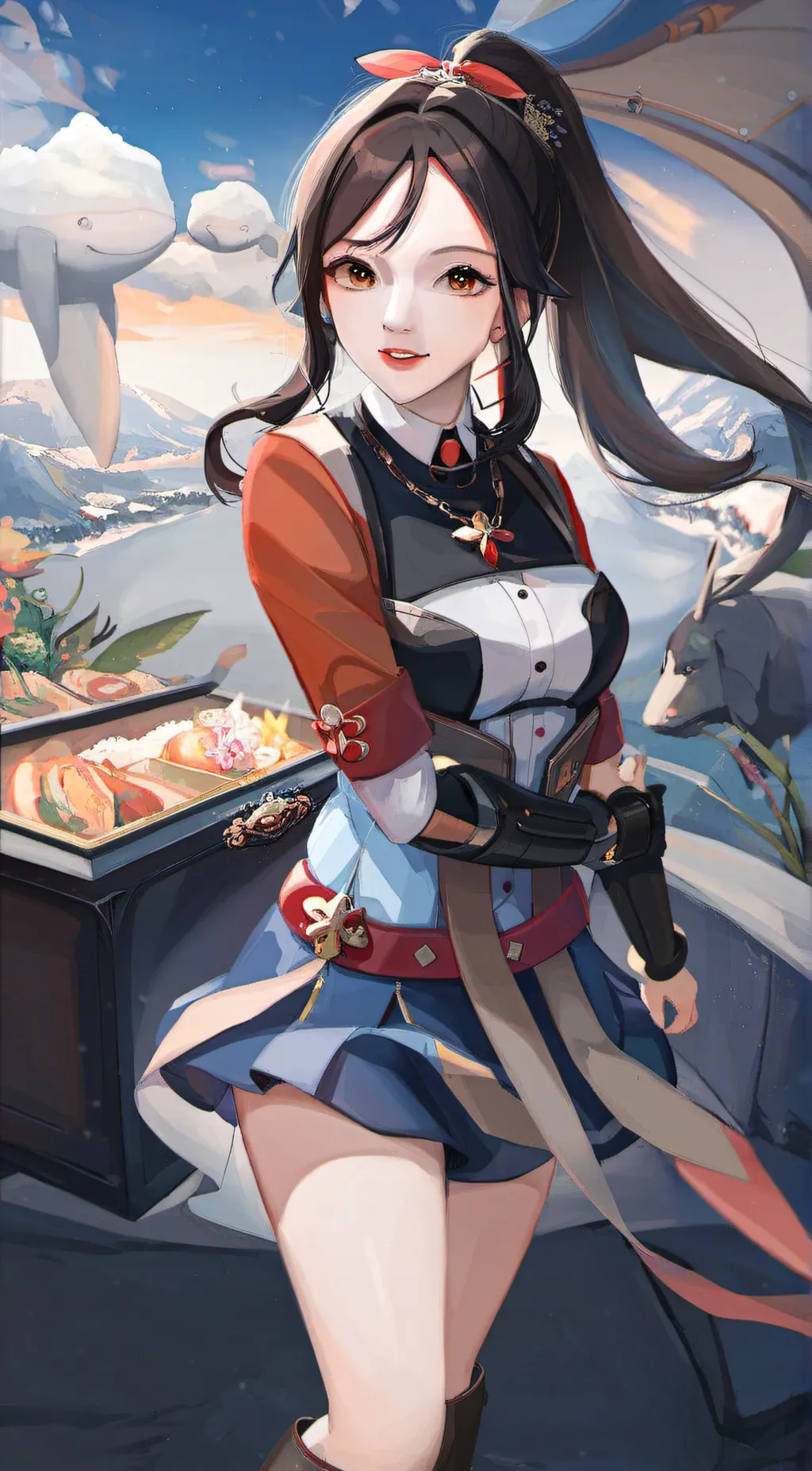 ai character: Neani  background