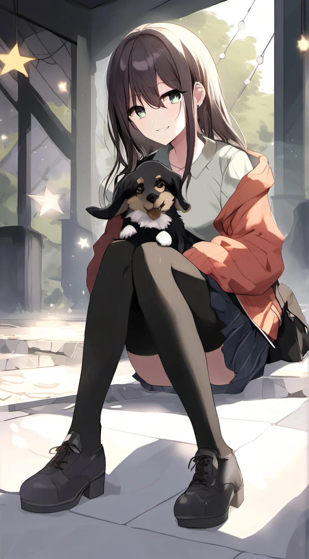 ai character: Nimona background