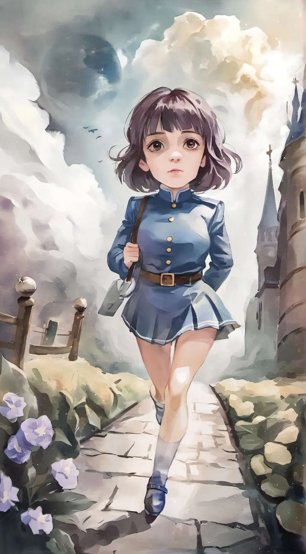 ai character: Violet beauregarde background