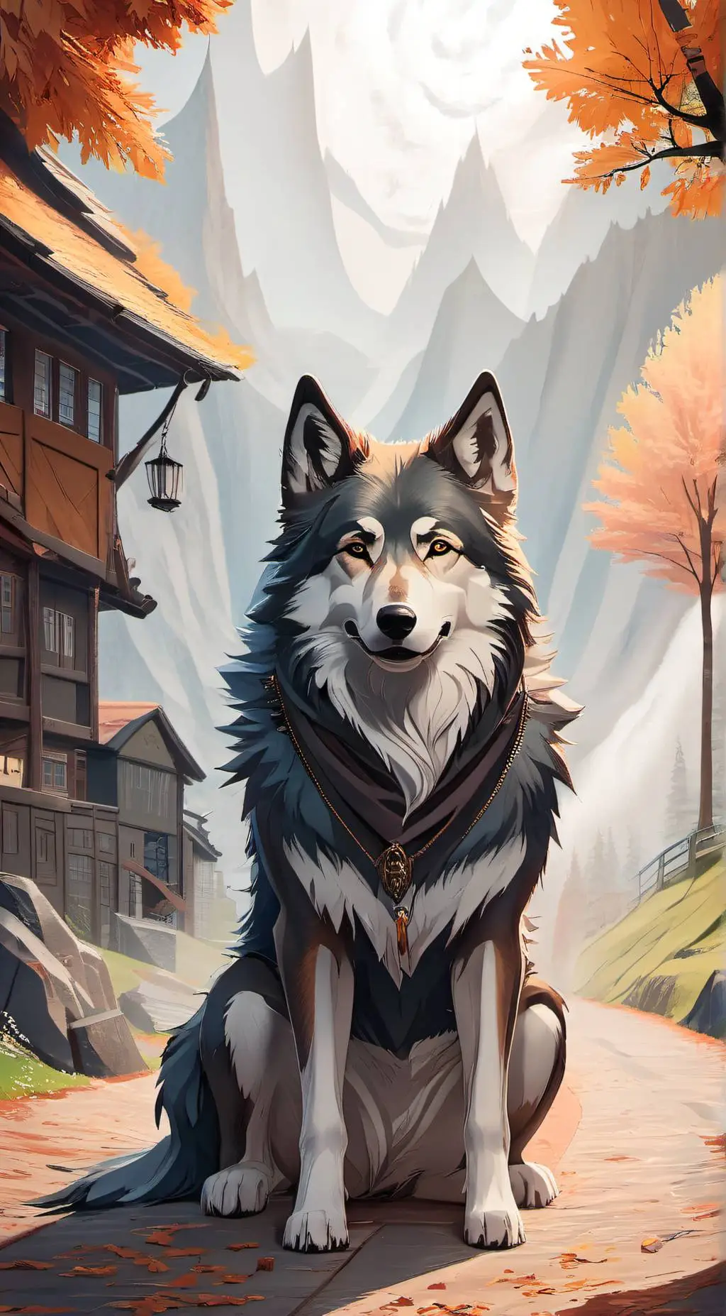 ai character: Clay background