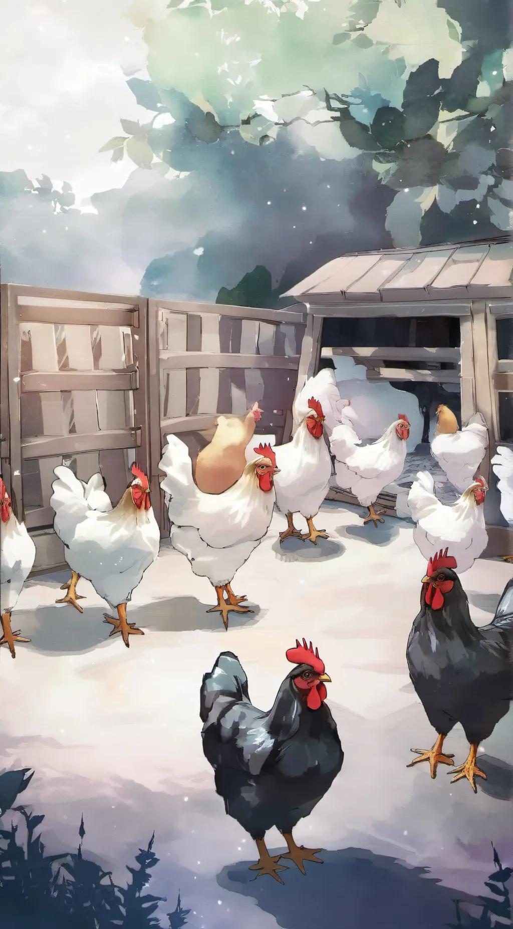 ai character: mac and lily background