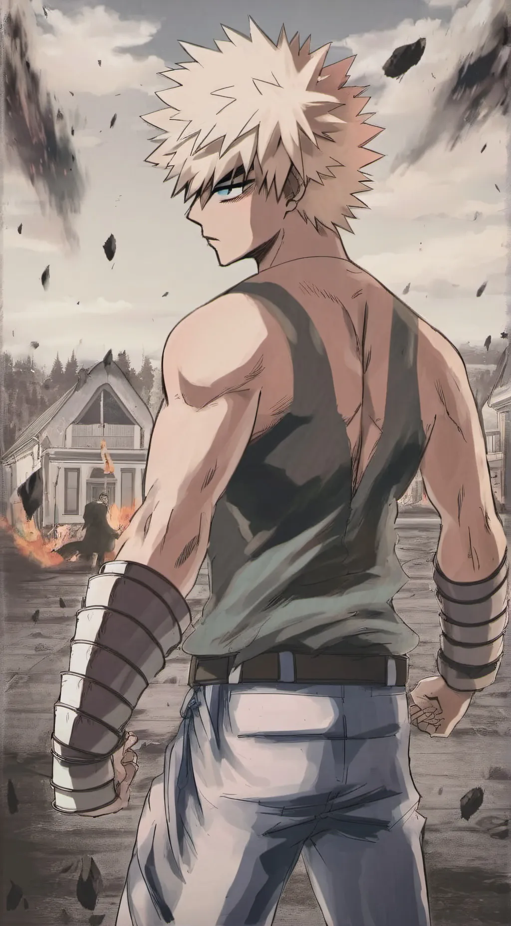 ai character: Bakugo background