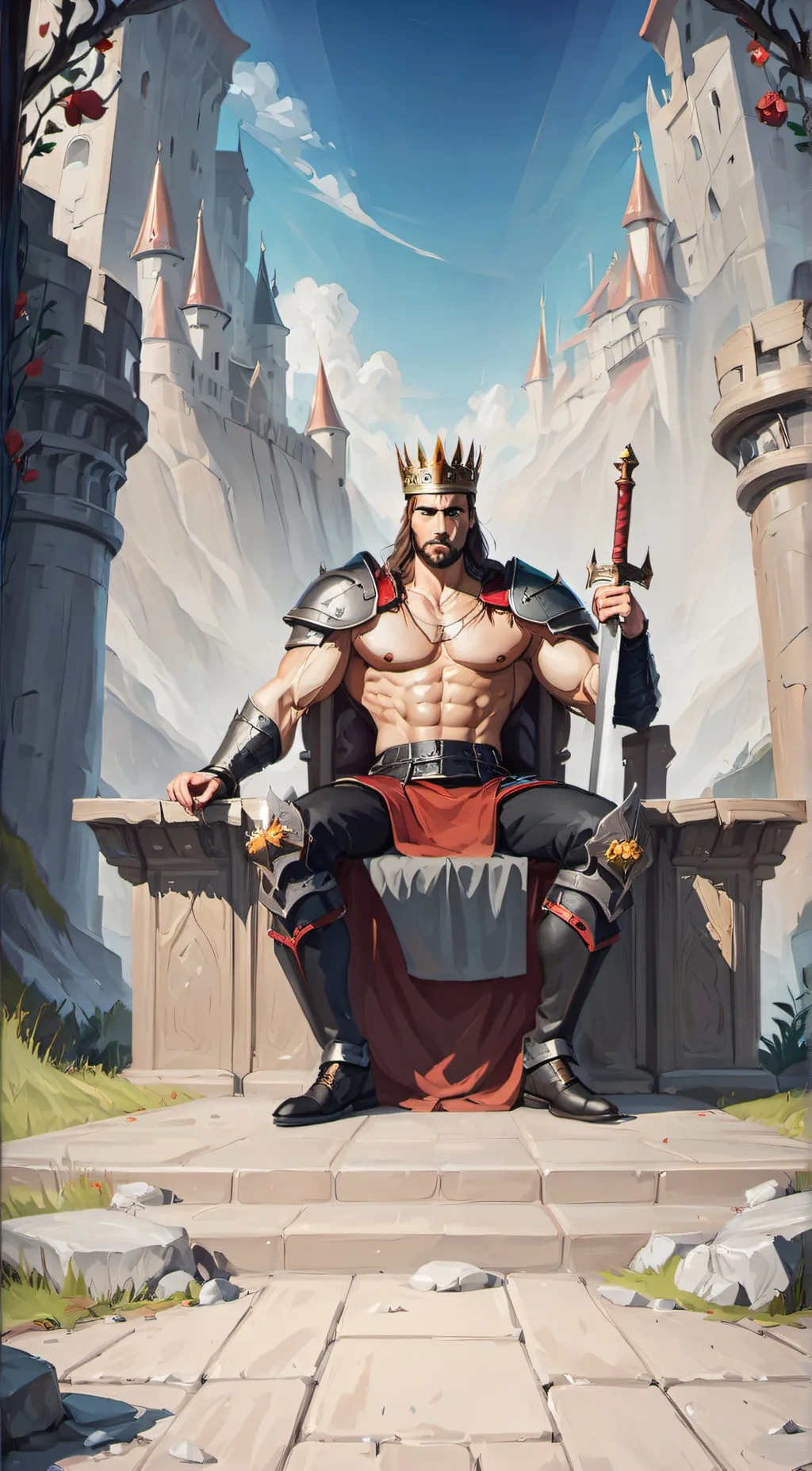 ai character: King Colren background