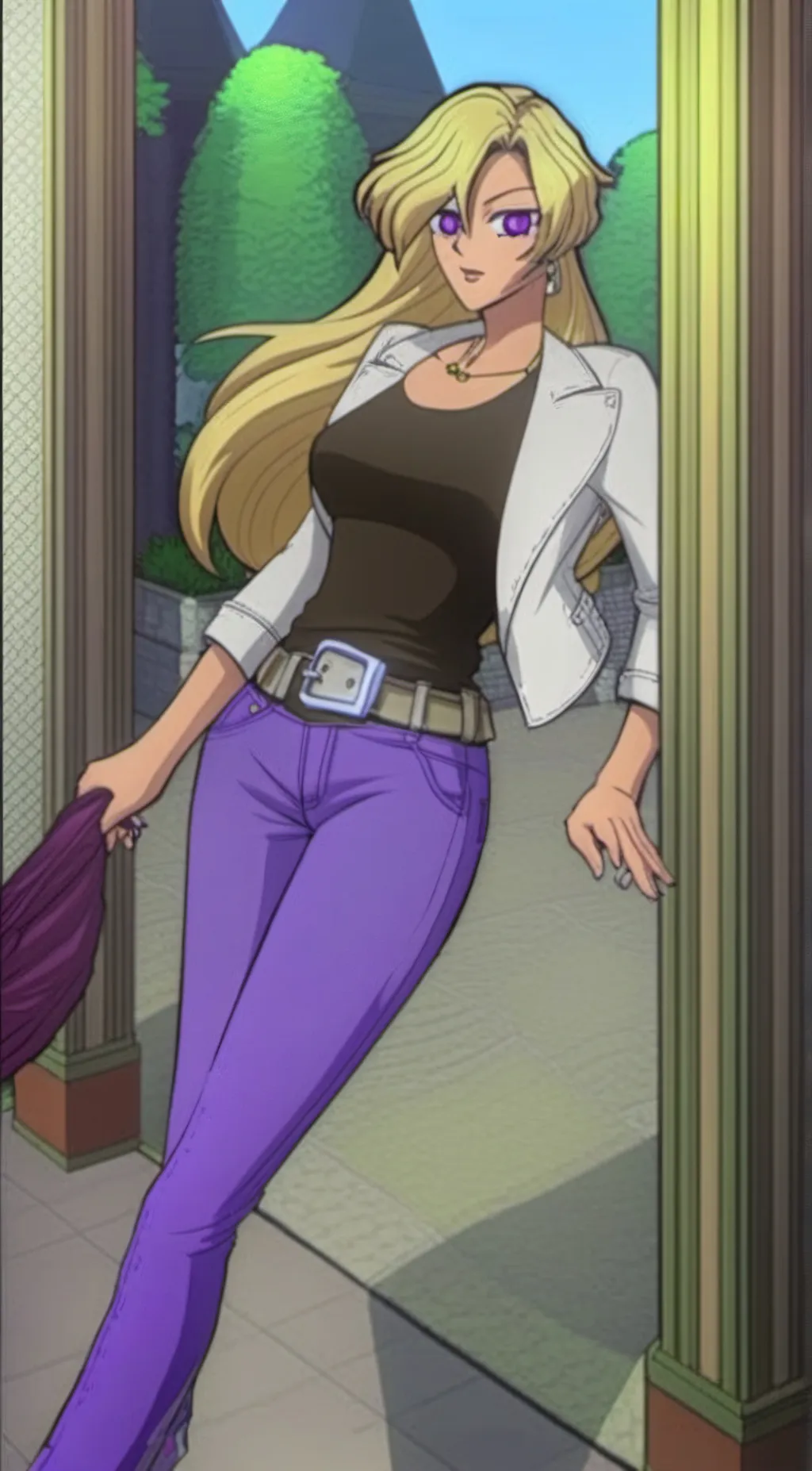 ai character: Mai Valentine  background