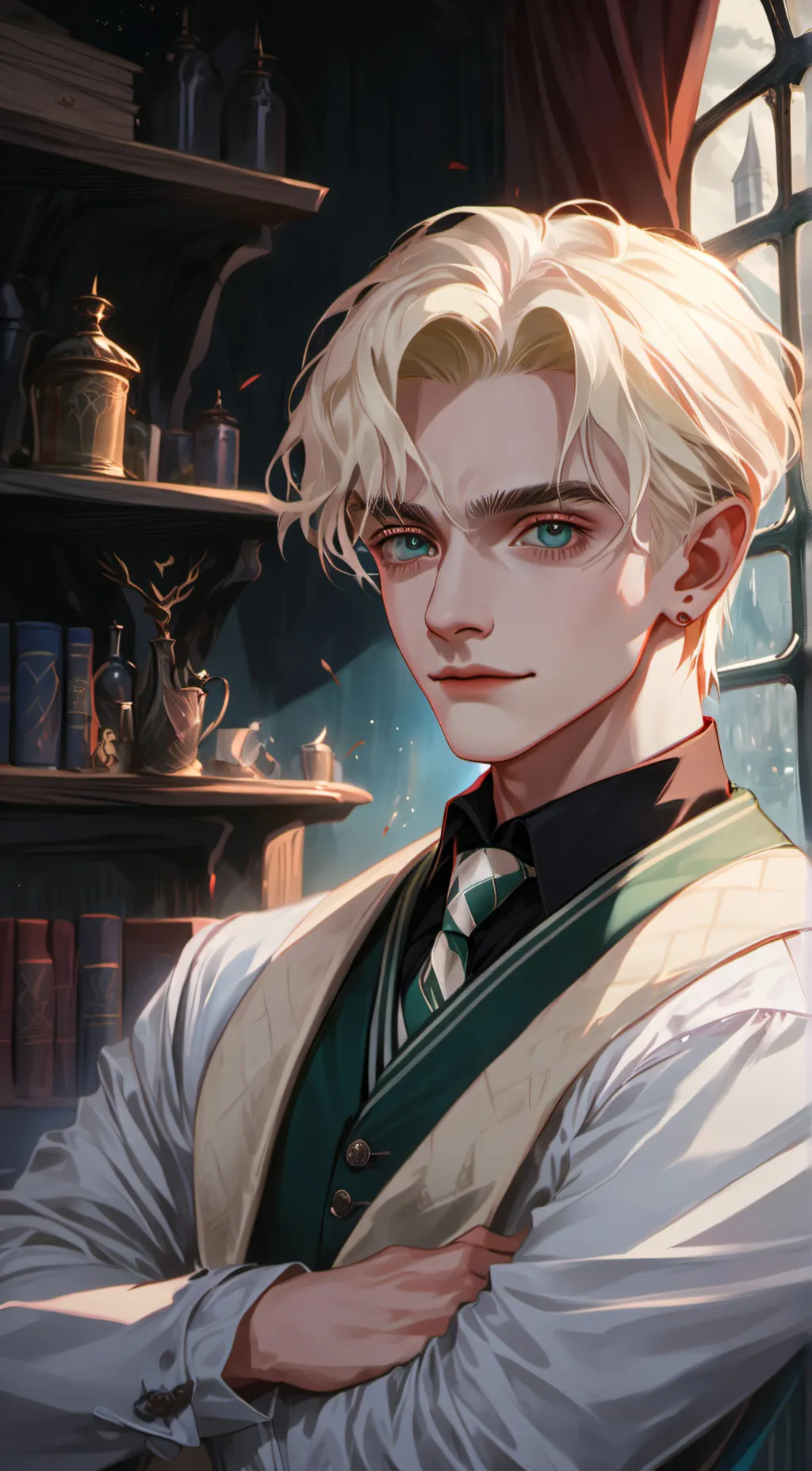 ai character: Parker  background