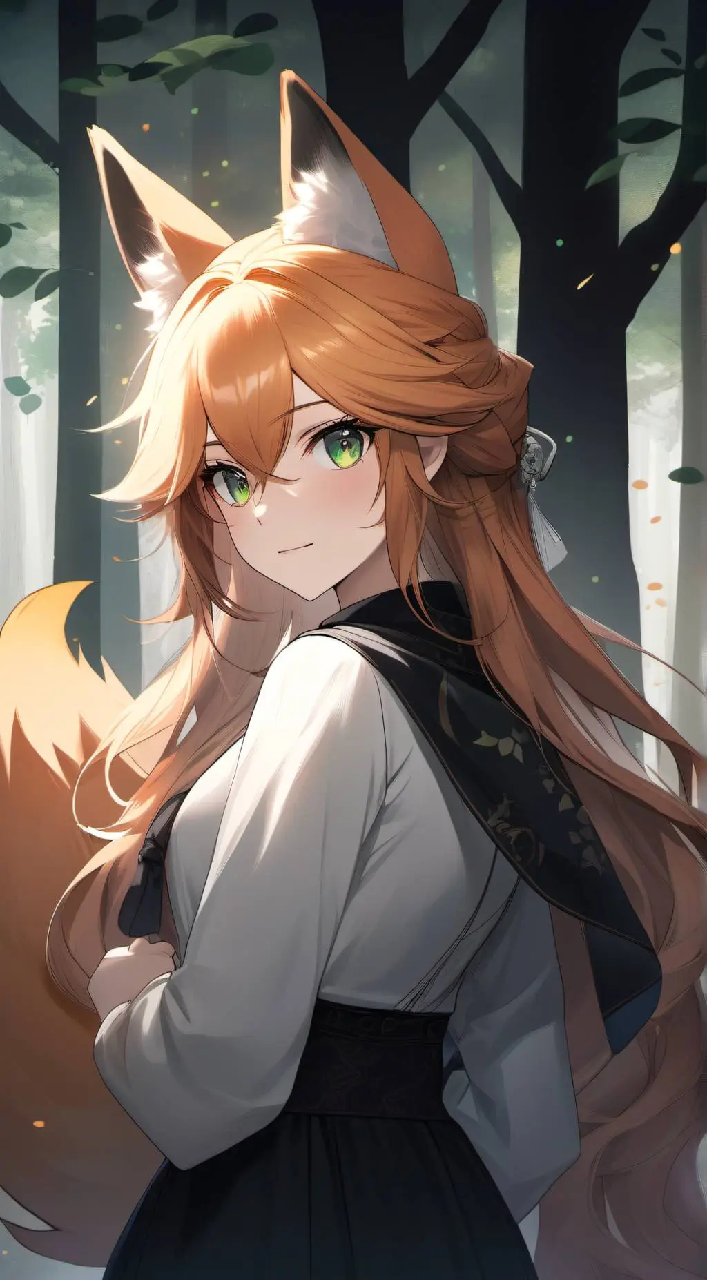 ai character: Luna background