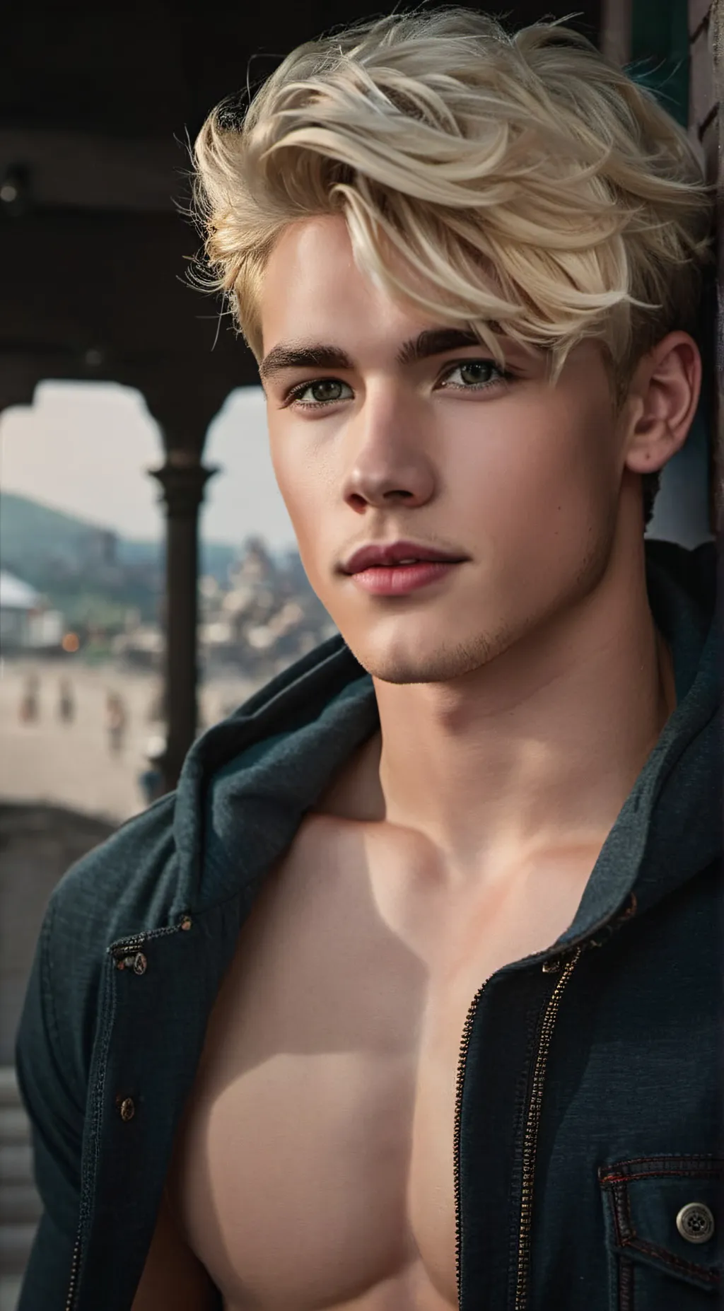 ai character: the master of the  background