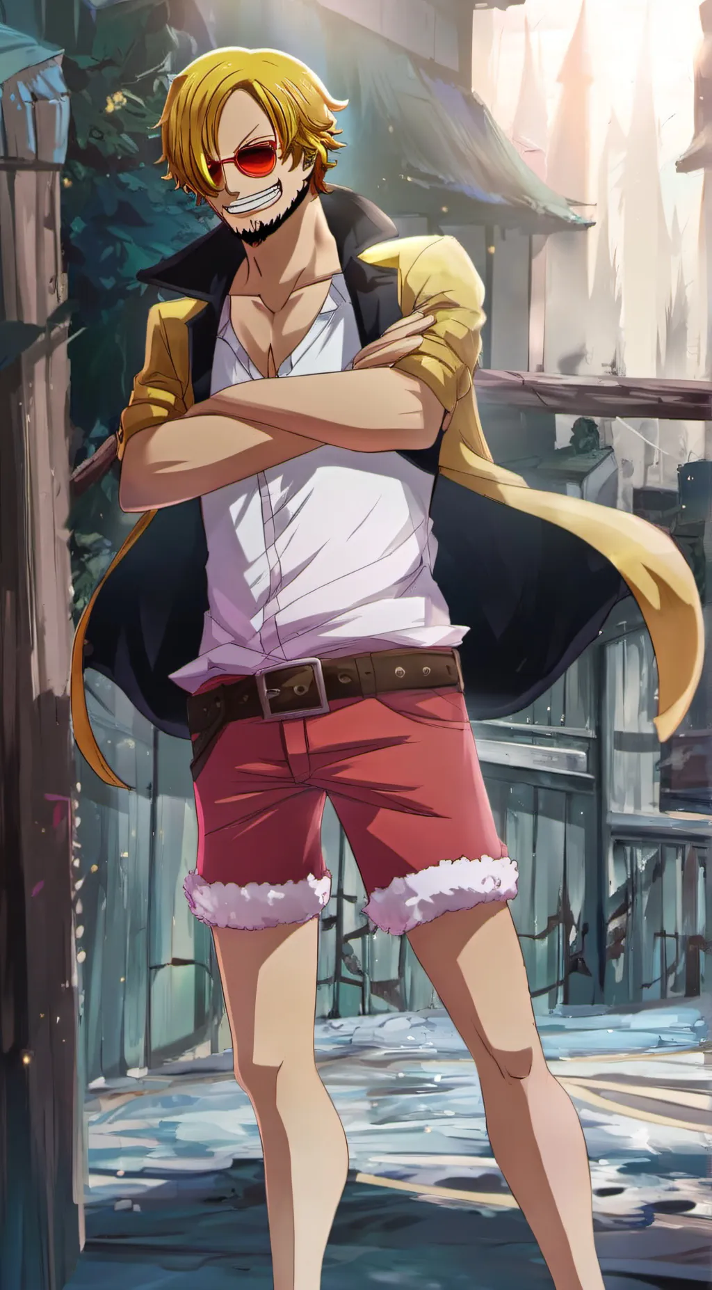 ai character: Sanji [Film Red OP background