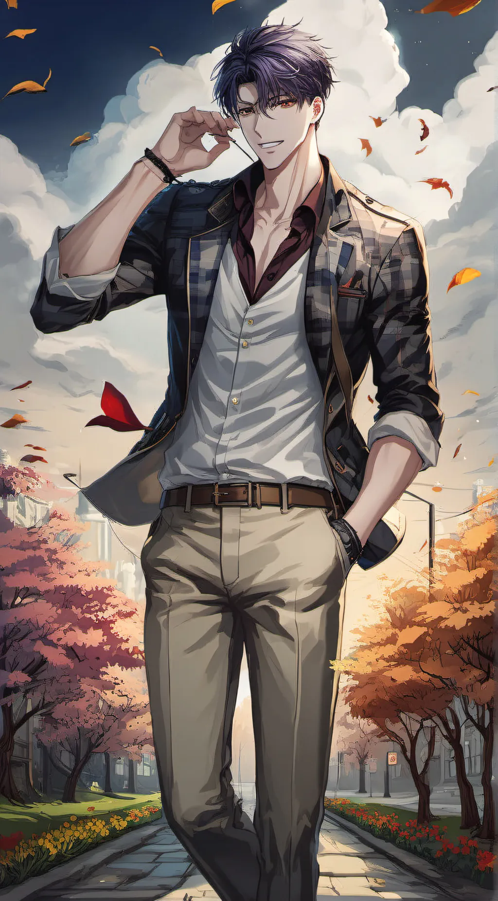 ai character: Blacky  background