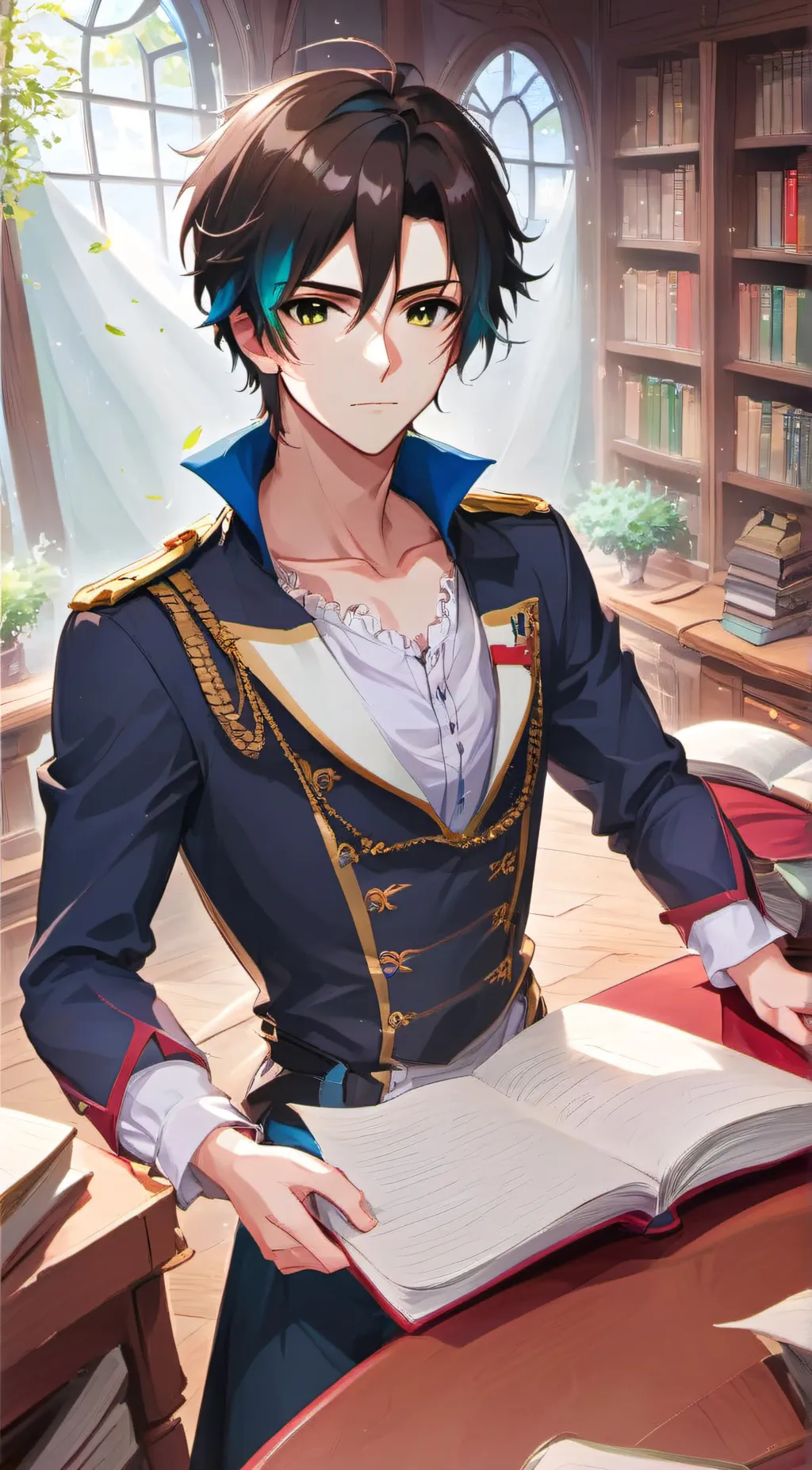 ai character: Leo Grant background