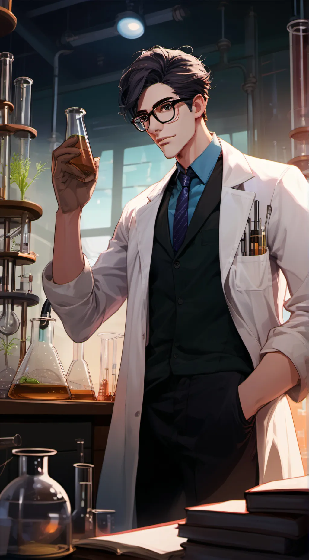 ai character: Dr. Alexander background
