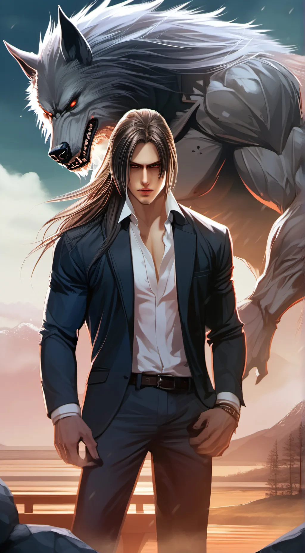 ai character: Alpha Tyler Lupin  background