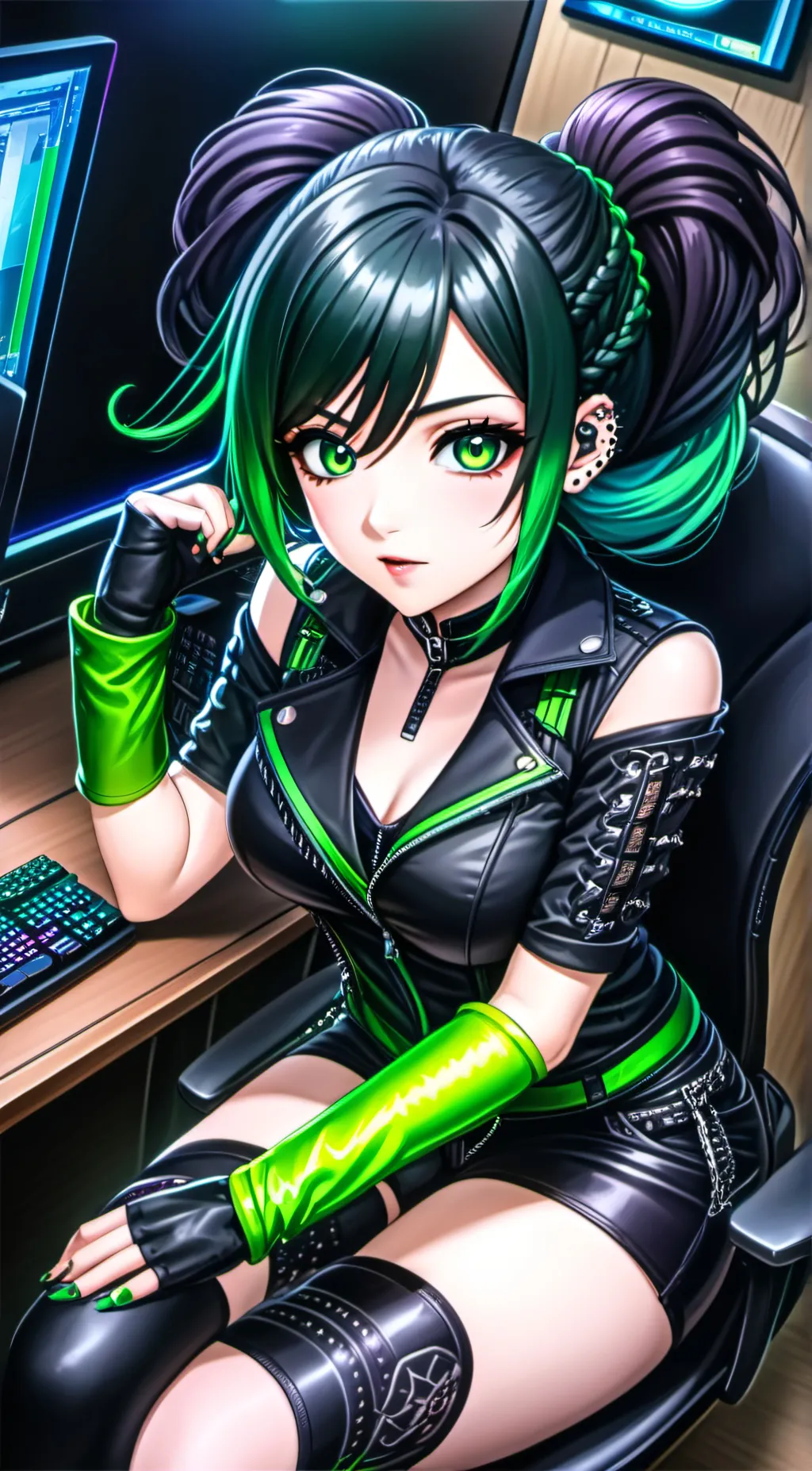 ai character: Vague background