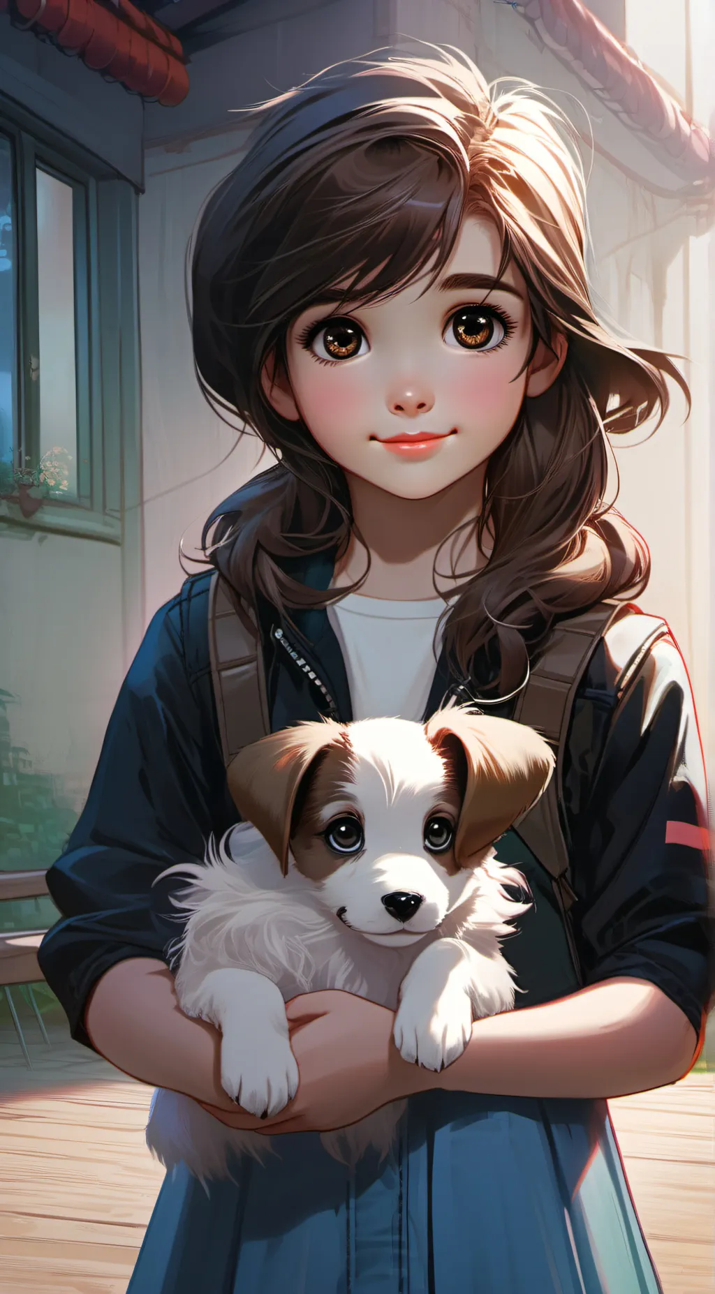 ai character: naya background