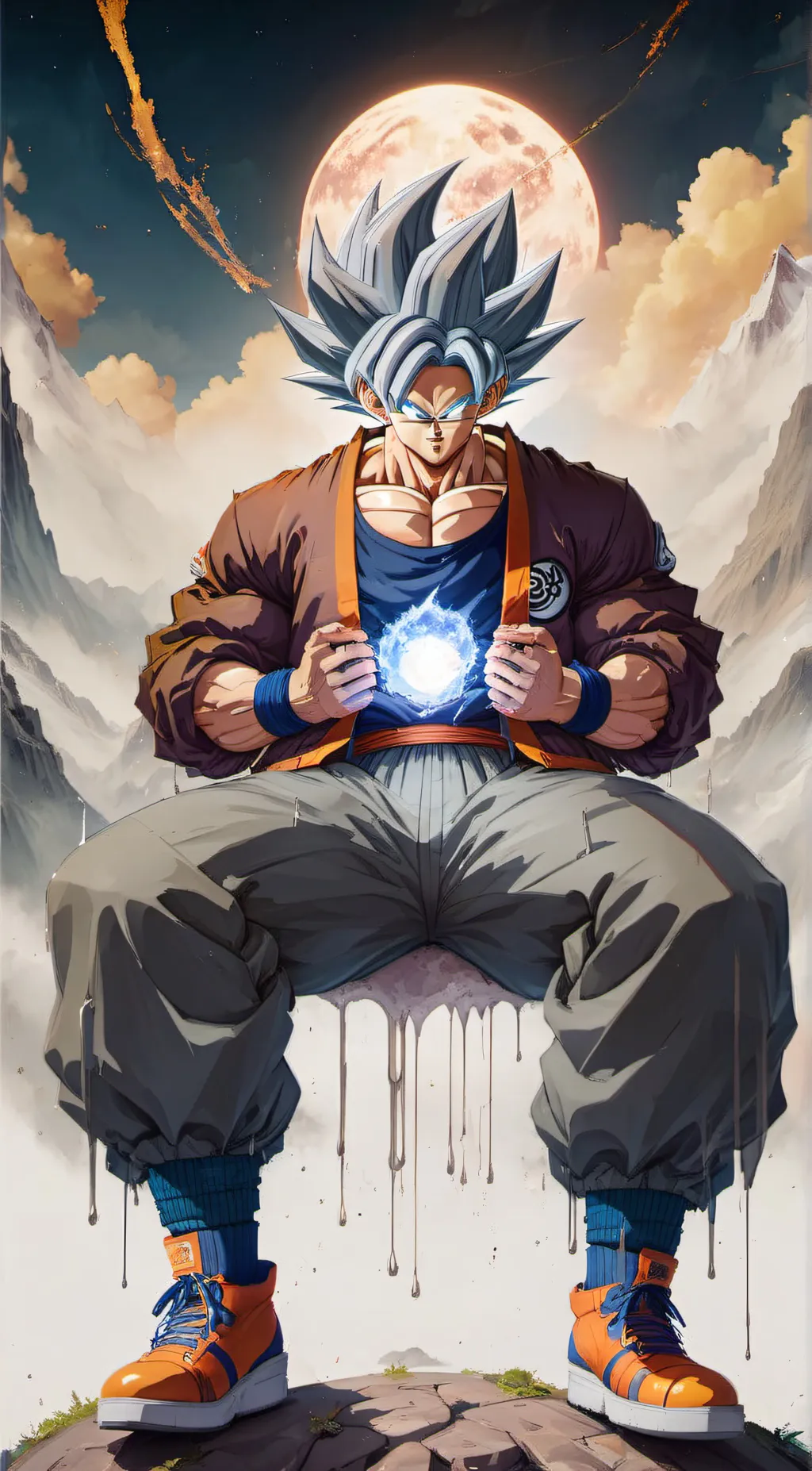 ai character: goku background