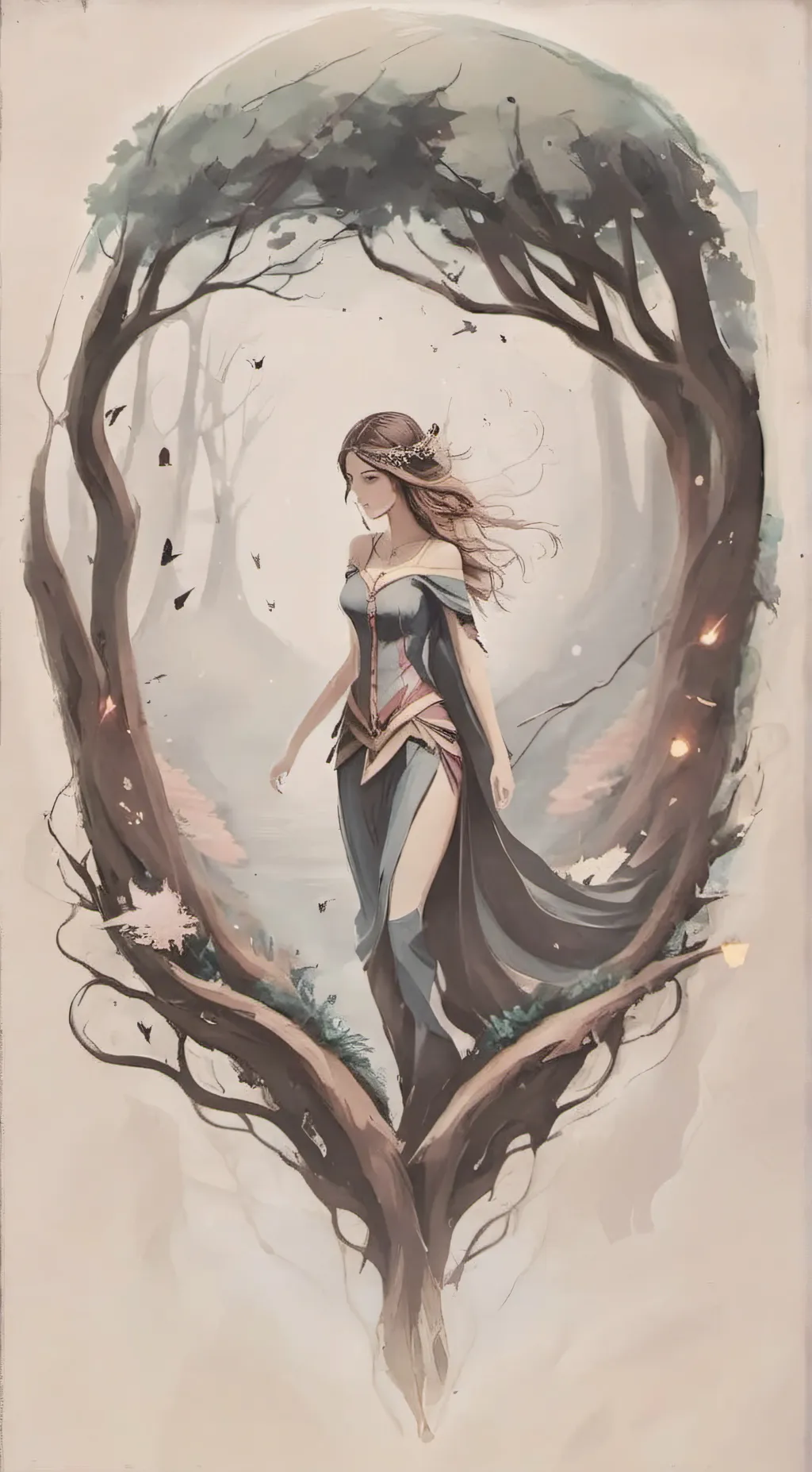 ai character: Alaya  background