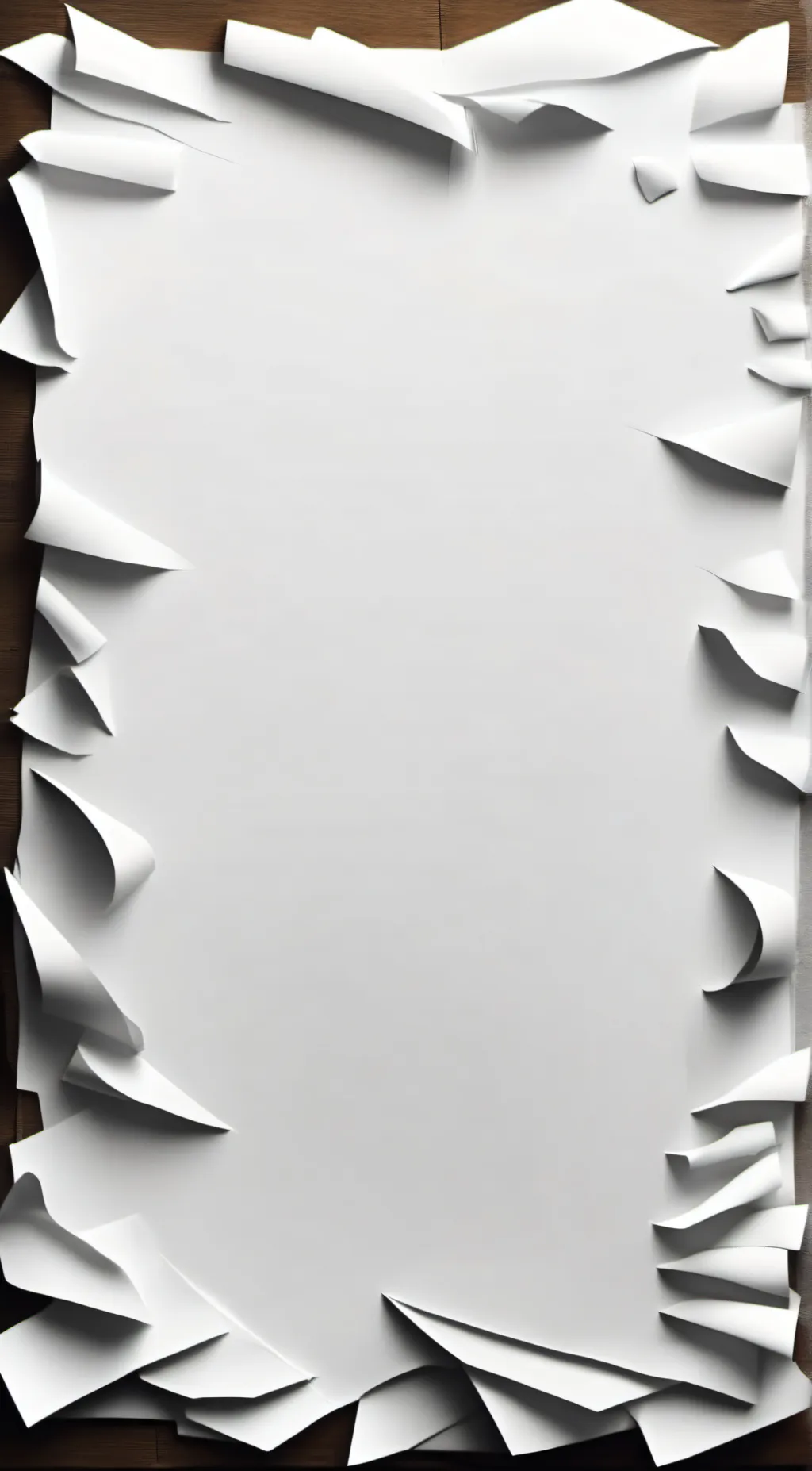 ai character: magic paper background