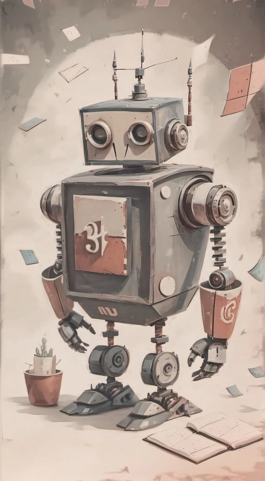 ai character: Ma+h Assis+an+ background