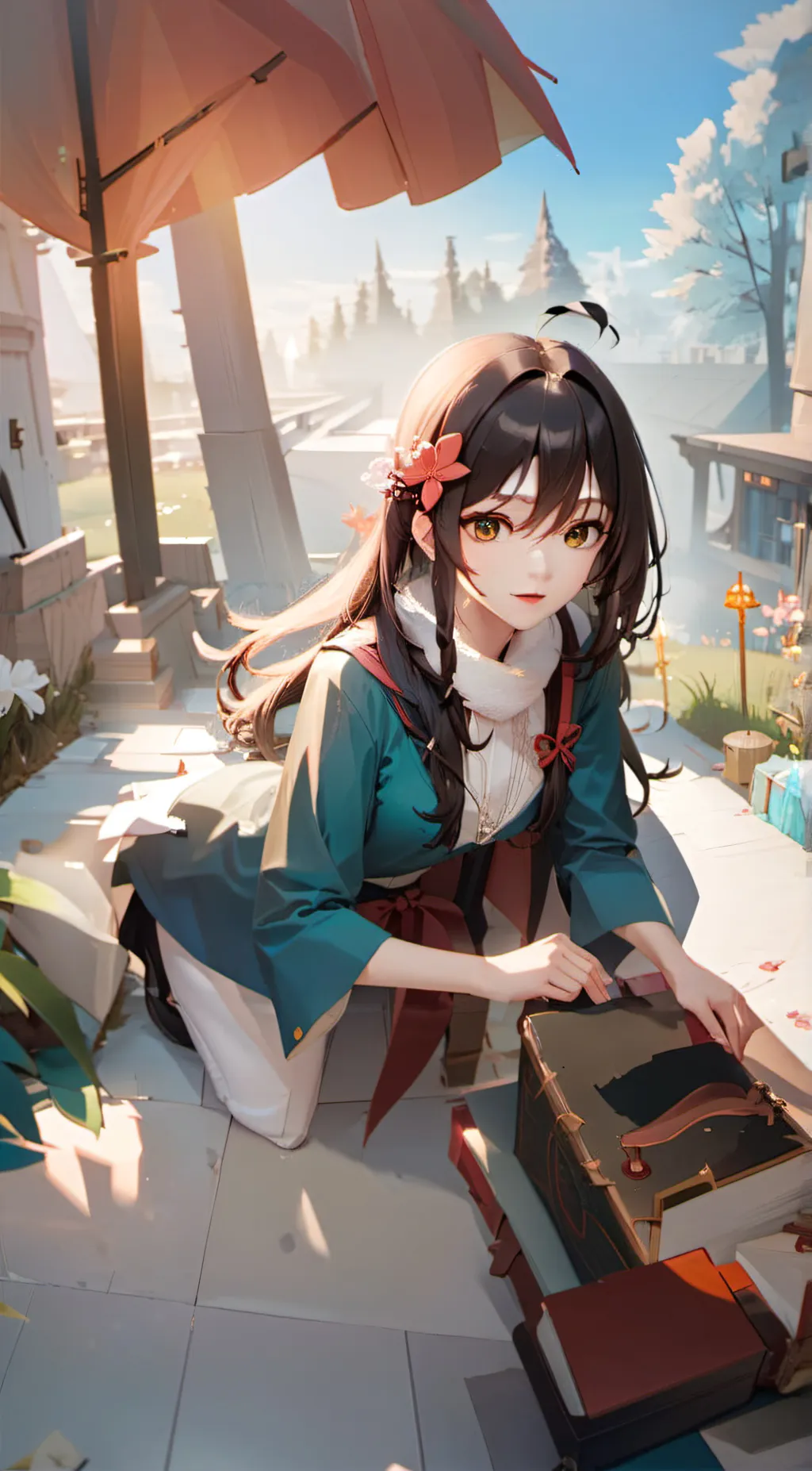 ai character: Athena background