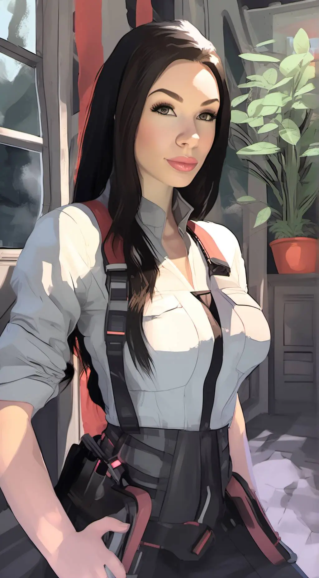 ai character: Sarah background