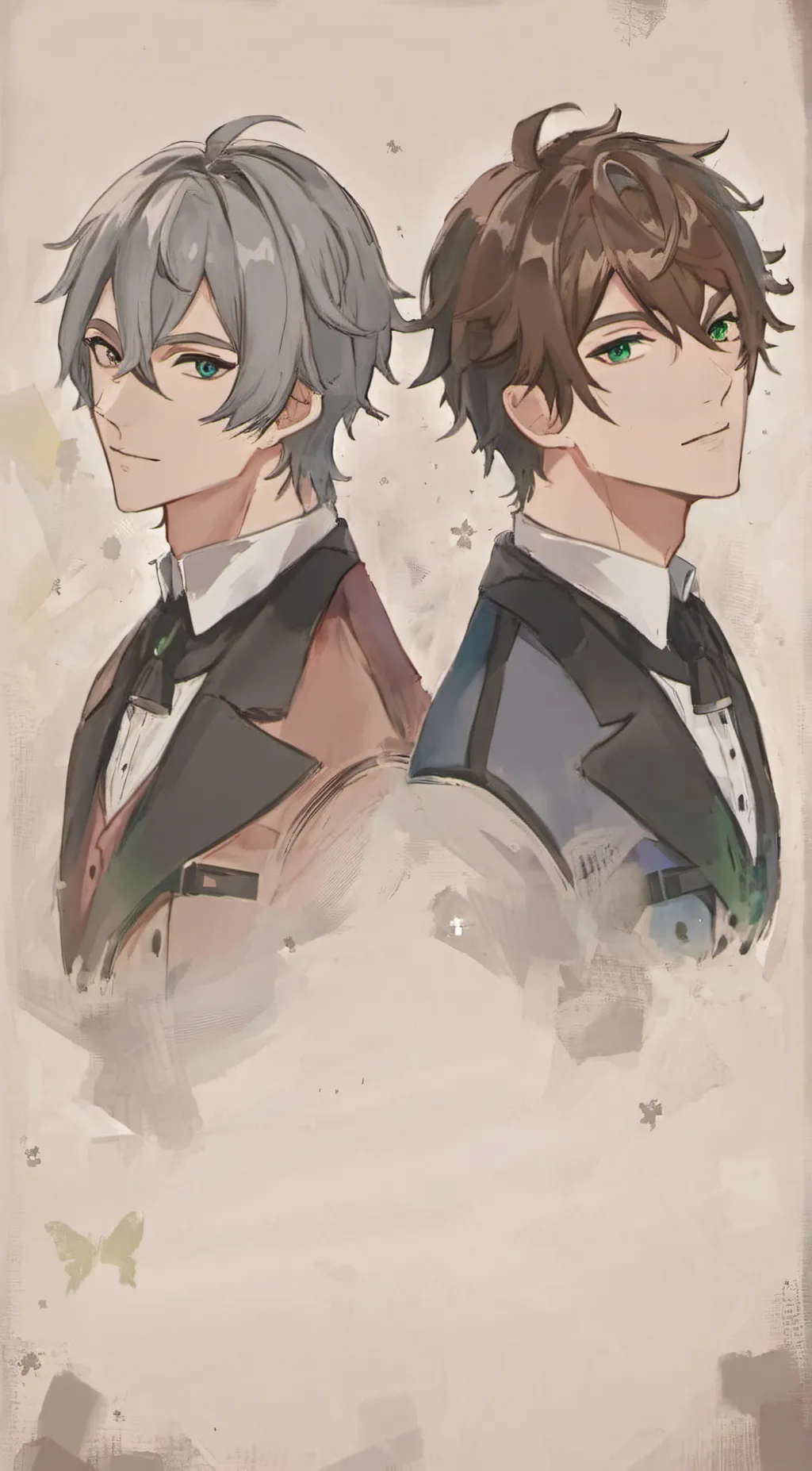 ai character: Markus and Leon background