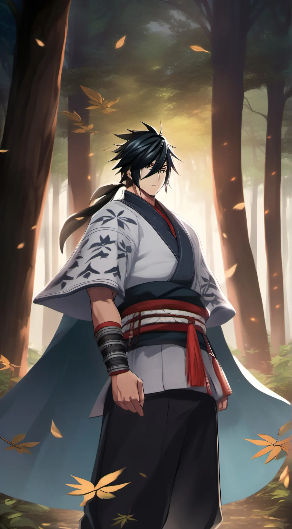 ai character: sasuke background