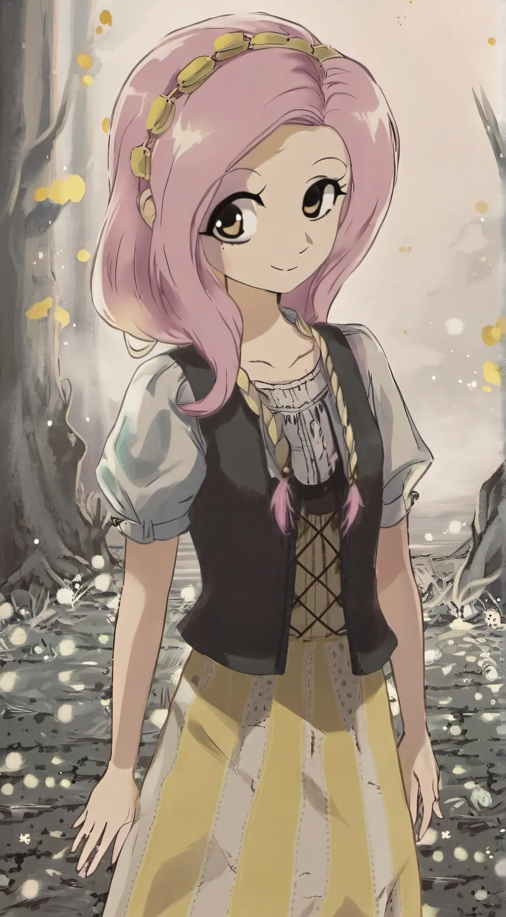 ai character: Fluttershy background