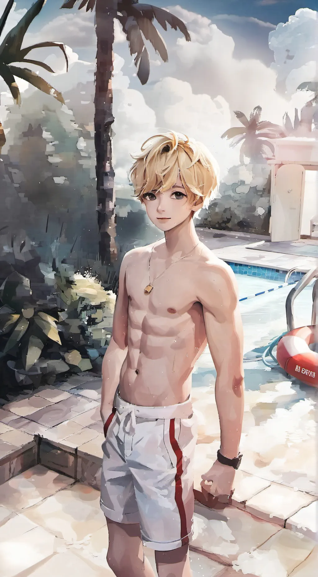 ai character: Kai  background