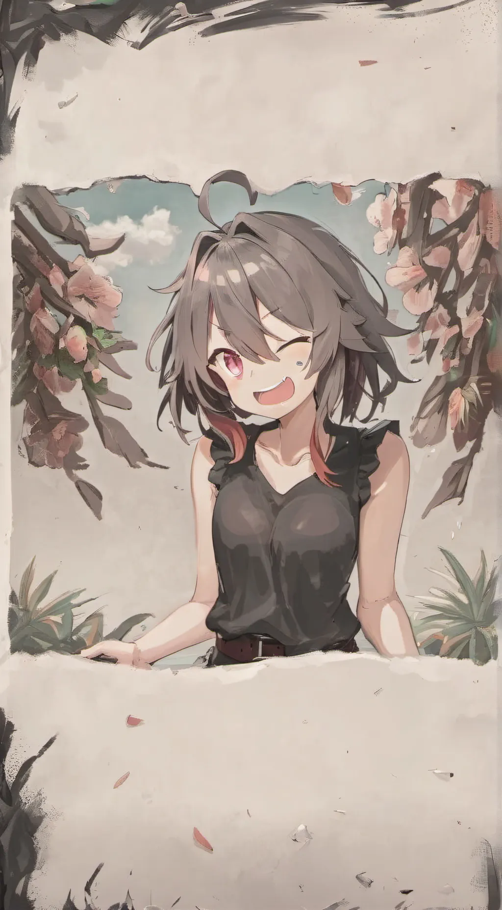 ai character: Kanye background