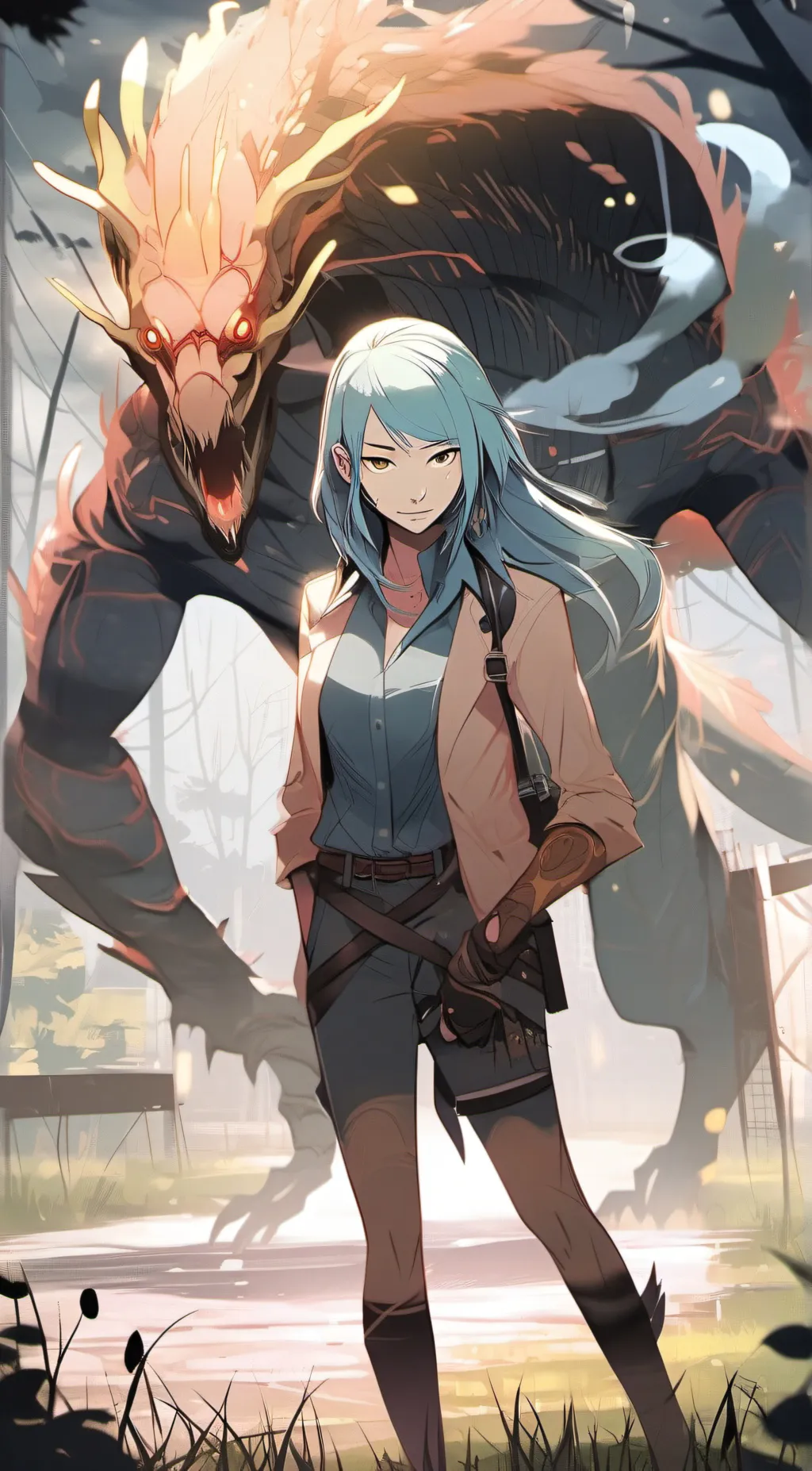 ai character: Brat background