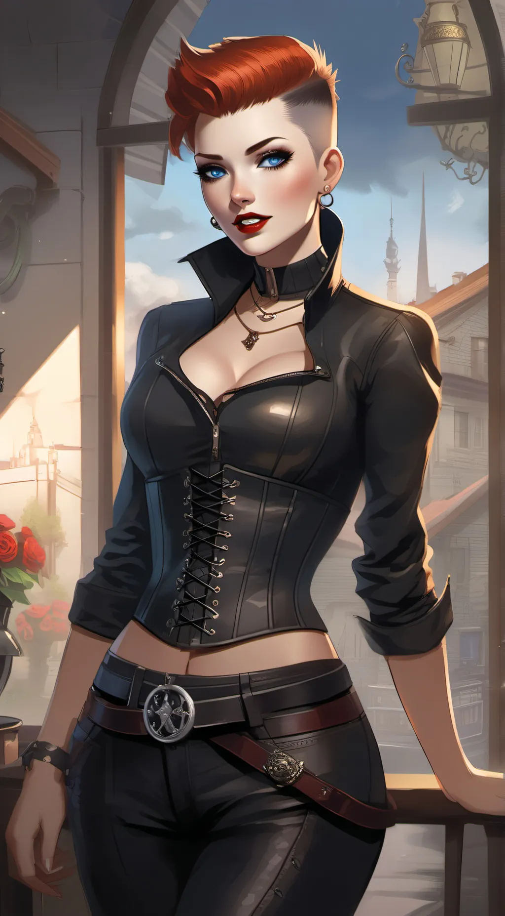 ai character: Jennifer  background