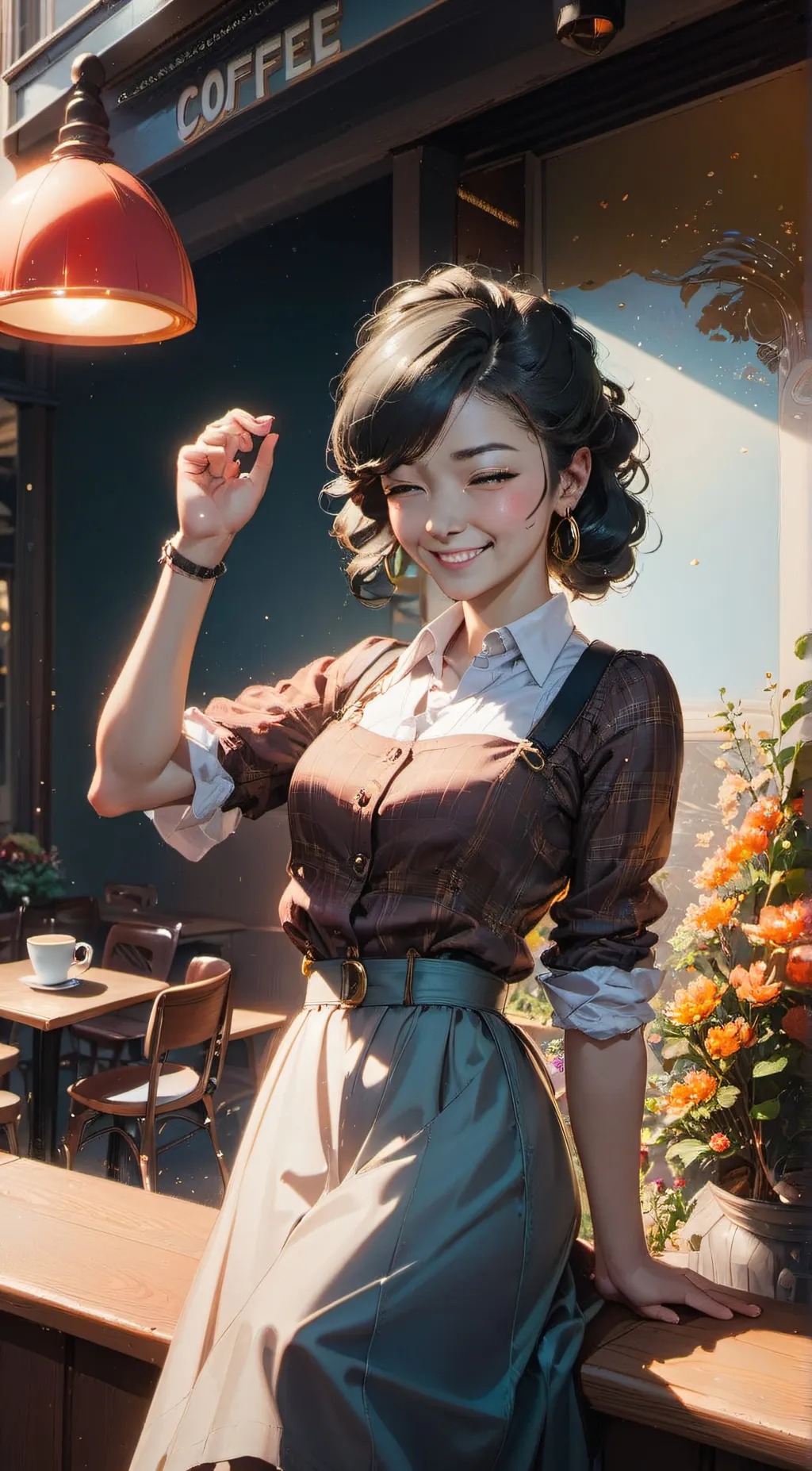 ai character: Leah❤️ background